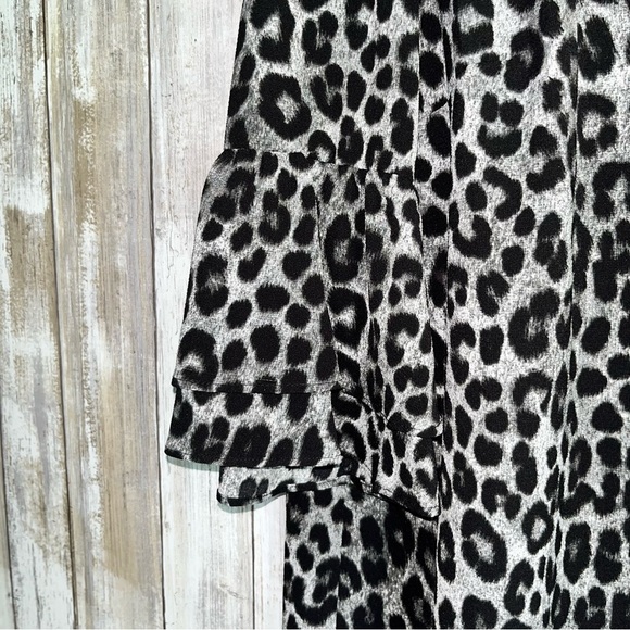 Michael Kors Snow Leopard Blouse - Picture 3 of 7